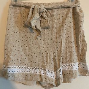 Lace shorts